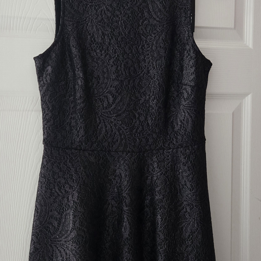 Apt. 9 Black Sleeveless Fit and Flare Mini Dress